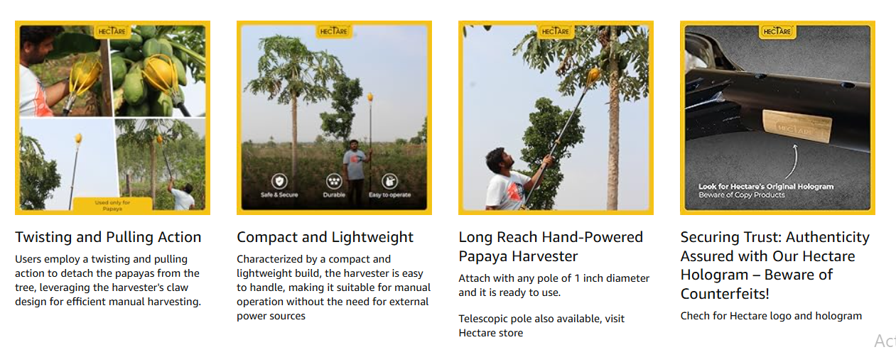 Papaya Harvester (Without Pole)